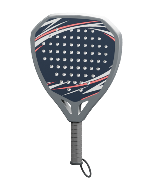 Diamond padel racket design