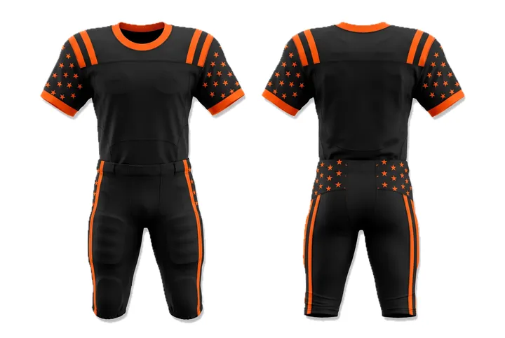 Star field Retro shoulder stripe design