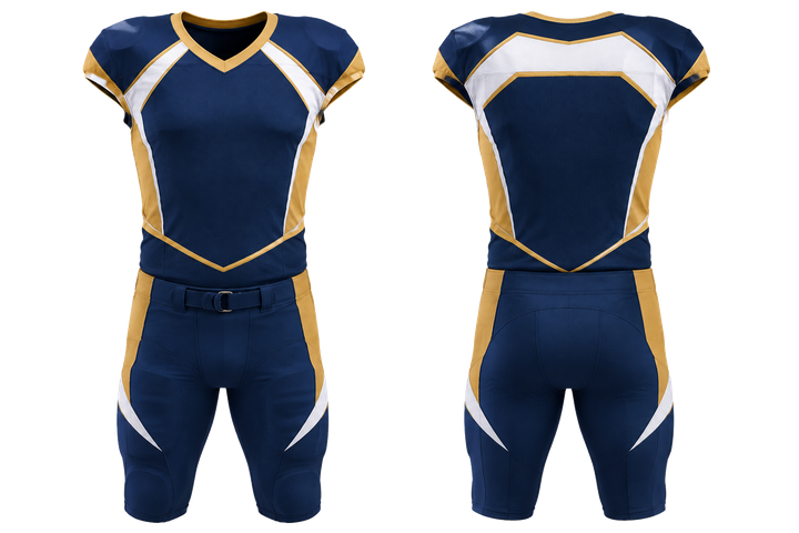Marine Blue Diagonal Court Line Architecture American Football Practice Uniform design