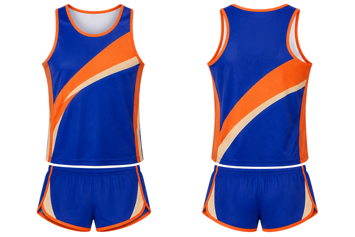 Cobalt Split Sash Geometry Athletics Race Kit design