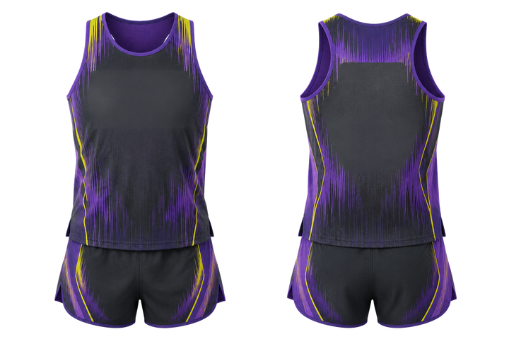 Charcoal Tonal Soundwave Rhythm Athletics Race Kit design
