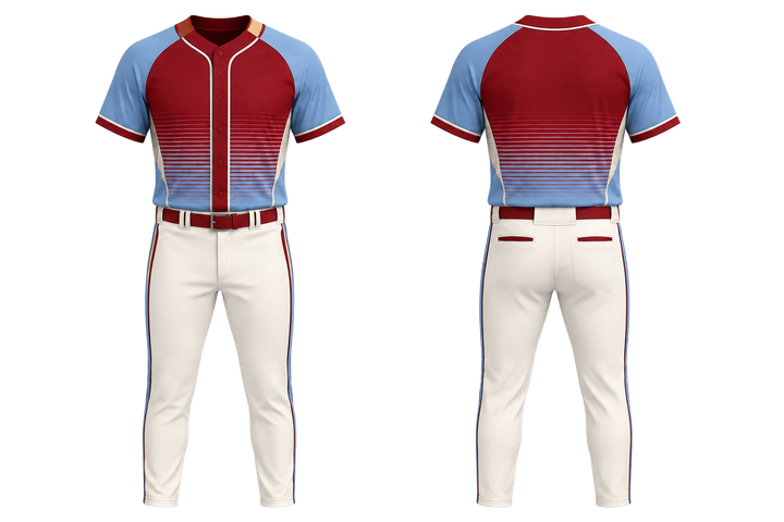 Brick Red Compressed Gradient Illusion Made Only From Flat Bands Baseball Diamond Training Set design