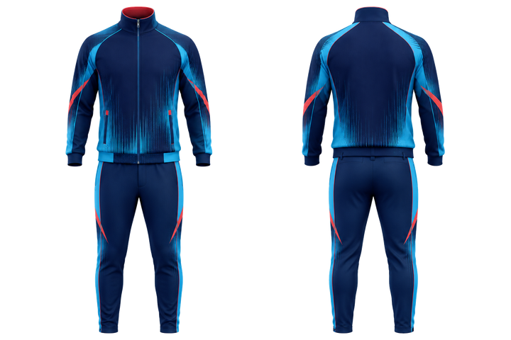 Midnight Navy Tonal Soundwave Rhythm Baseball Dugout Warm Up Set design