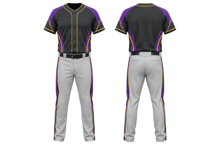 Charcoal Minimal Arch And Orbit Geometry Baseball Game Uniform design