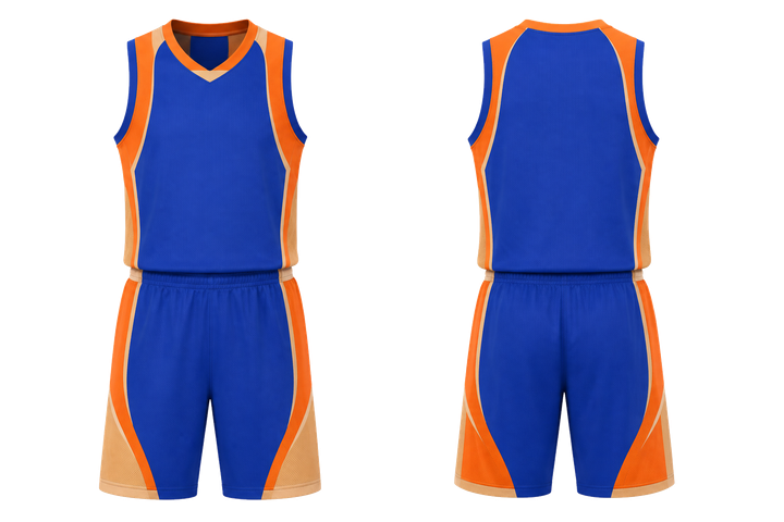 Cobalt Bold Sleeve To Side Bridge Basketball Alternate Competition Uniform design