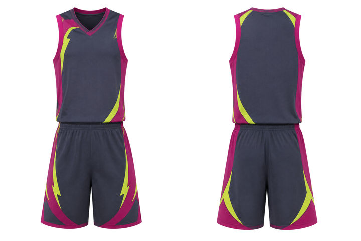 Slate Asymmetric Speed Panel Sweep Basketball Practice Set design