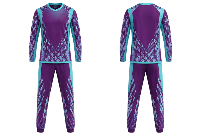 Plum Fractured Diamond Field Basketball Shooting Warm Up Set design
