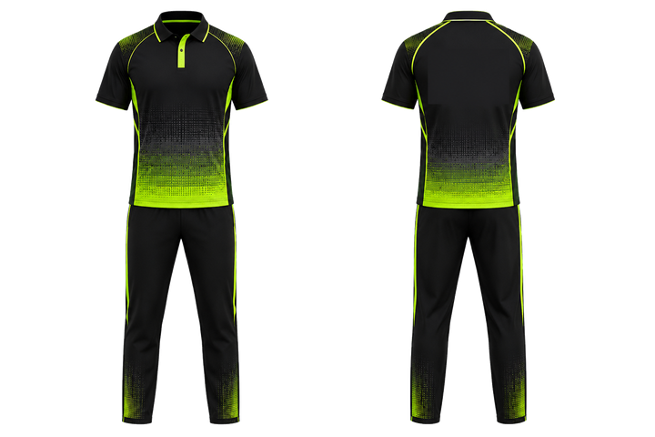 Black Pixel To Panel Fade Built From Flat Bands Cricket Premium Whites Or Alternate Kit design