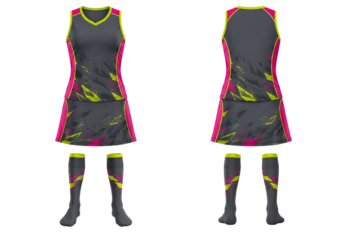 Slate Fractured Diamond Field Field Hockey Field Match Uniform design