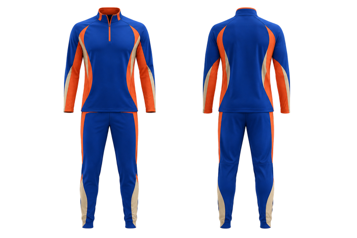 Cobalt Curved Body Mapped Side Flow Field Hockey Field Warm Up Set design