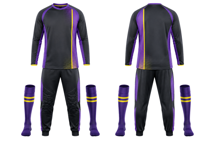 Charcoal Offset Vertical Race Stripe Field Hockey Goalkeeper Or Alternate Field Kit design