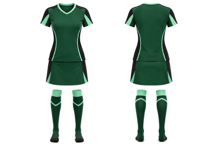 Emerald Bold Sleeve To Side Bridge Field Hockey Women's Or Youth Field Uniform design