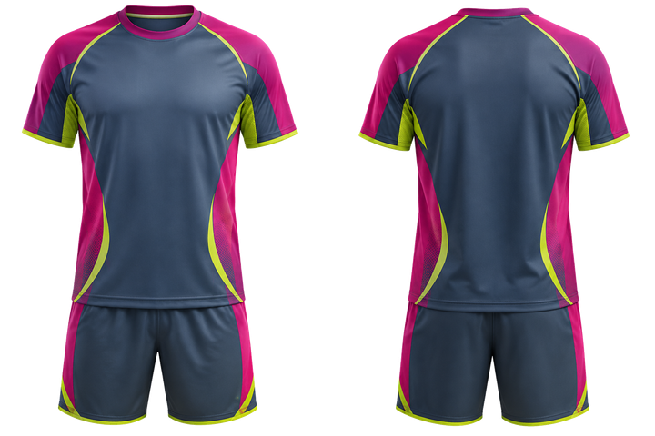 Slate Curved Body Mapped Side Flow Handball Indoor Match Uniform design