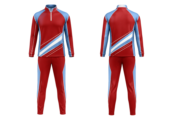 Brick Red Diagonal Court Line Architecture Netball Warm Up Set design