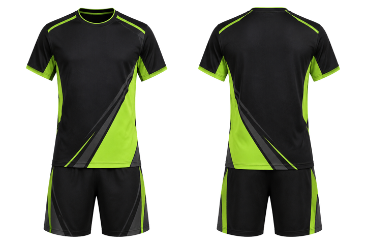 Black Split Sash Geometry Racket Sports Alternate Competition Kit design