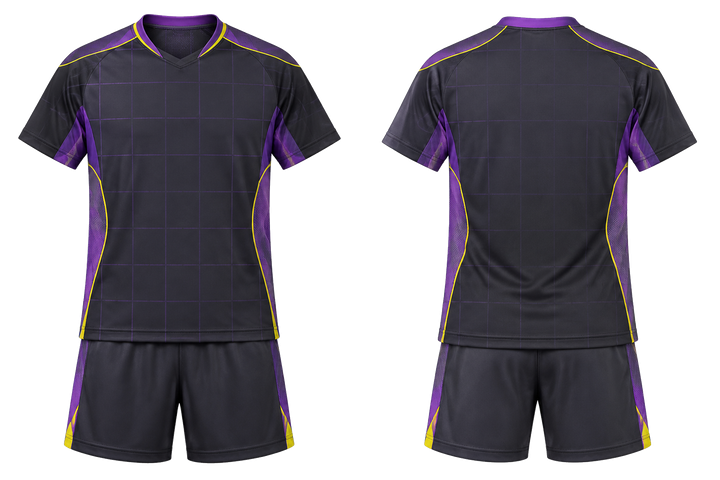 Charcoal Oversized Tonal Grid Racket Sports Racket Match Kit design