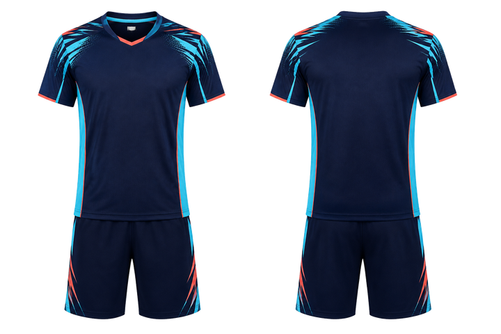 Midnight Navy Angular Shoulder Burst Racket Sports Racket Training Set design