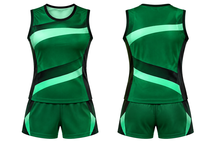 Emerald Compressed Gradient Illusion Made Only From Flat Bands Racket Sports Racket Training Set design