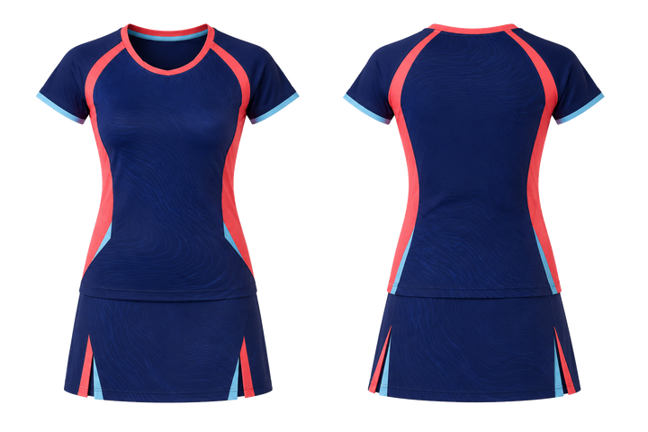 Indigo Low Contrast Ripple Map Racket Sports Women's Or Youth Racket Kit design