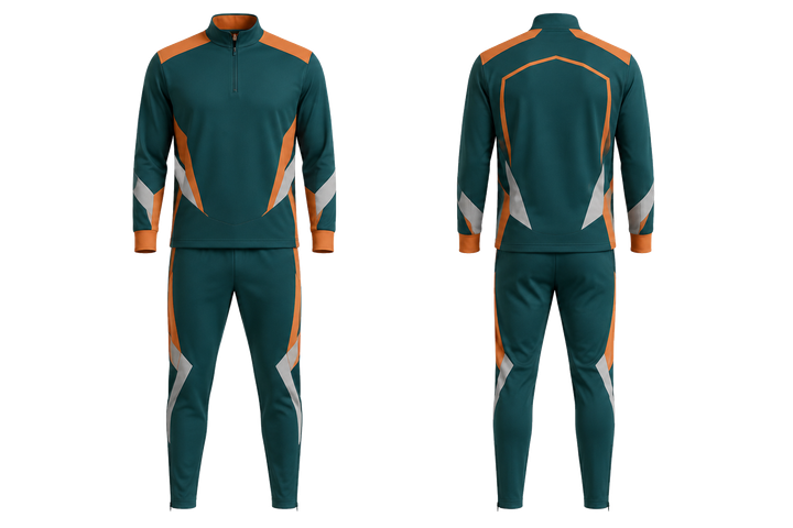 Petrol Teal Faceted Shield Geometry Rugby Club Travel Set design