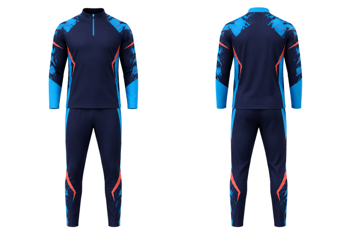 Midnight Navy Fractured Diamond Field Rugby Club Travel Set design
