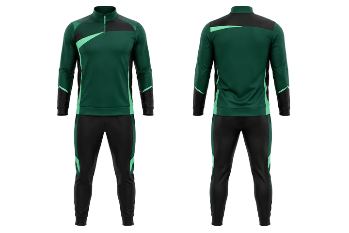 Emerald Split Sash Geometry Rugby Club Travel Set design