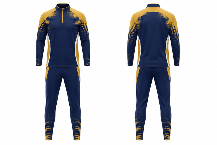 Marine Blue Pixel To Panel Fade Built From Flat Bands Soccer Warm Up Set design