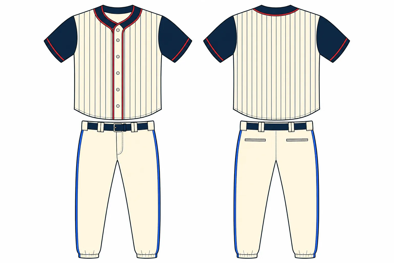 Classic Pinstripe Heritage design
