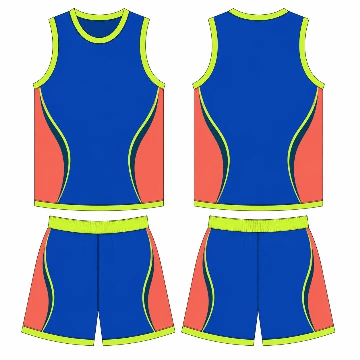 Basketball 08 Cobalt Coral Tempo design