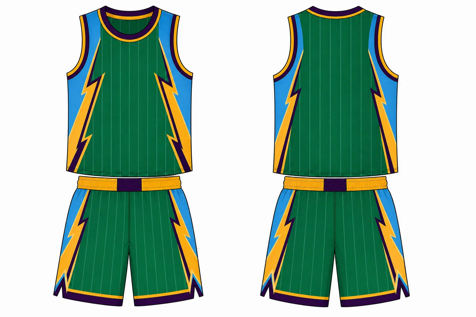 Emerald Varsity Flash design