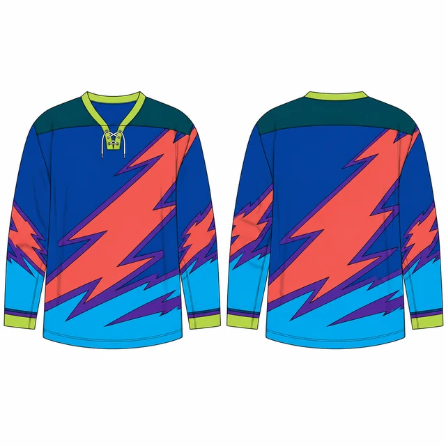 Cobalt Coral Bolt design