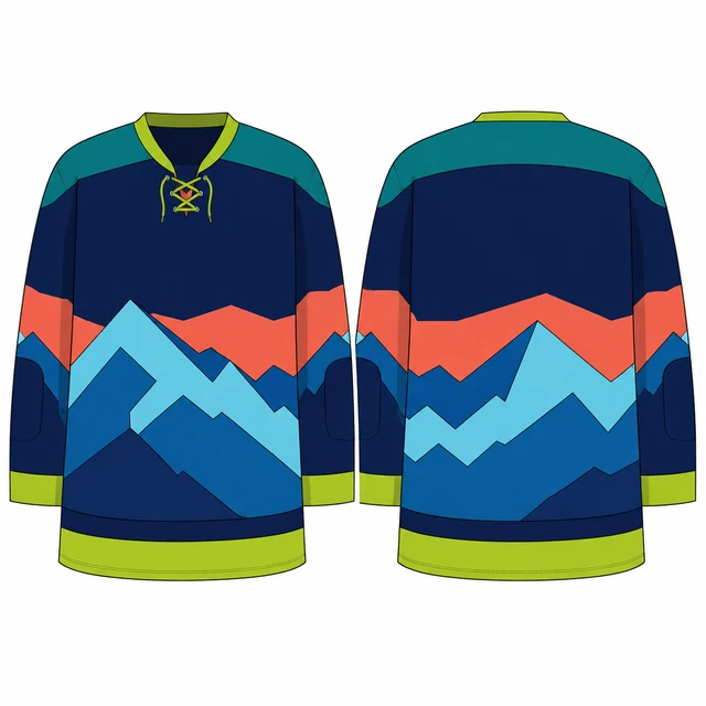 Frozen Mountain Wrap design