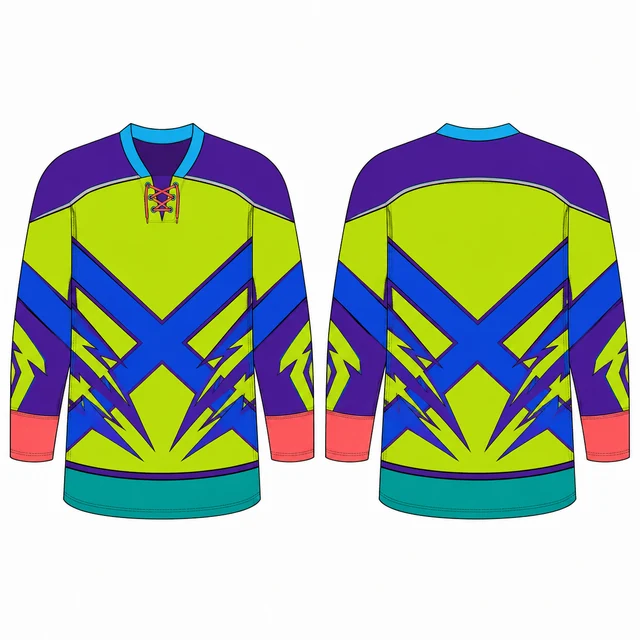 Lime Purple Night design