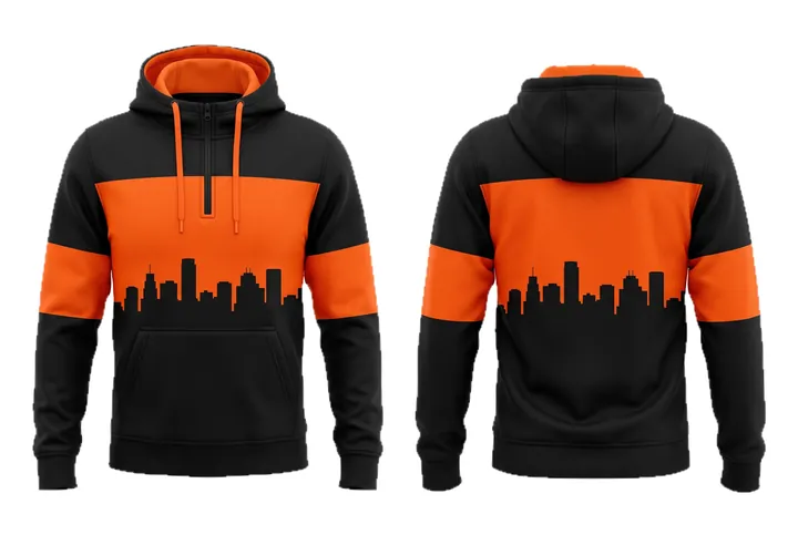 City skyline Chest band design