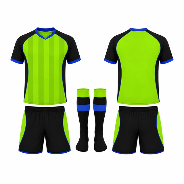 Green Glare Stripe Field design