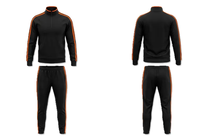 Retro shoulder stripe design