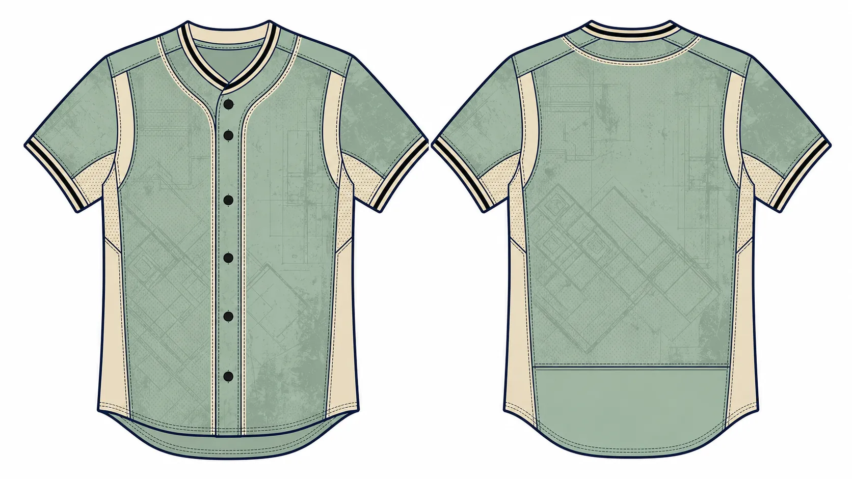Mint Placket design