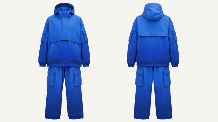 Anorak Jacket — Cobalt HSL Master Tonal Dip Dye Ombre design