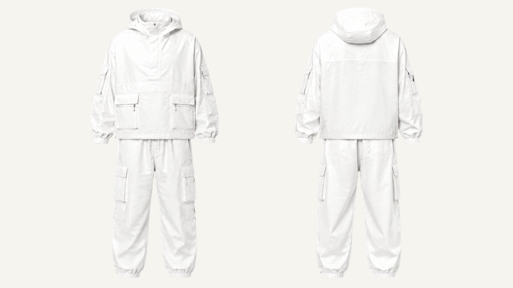 Anorak Jacket — True White Enzyme Soft Wash design