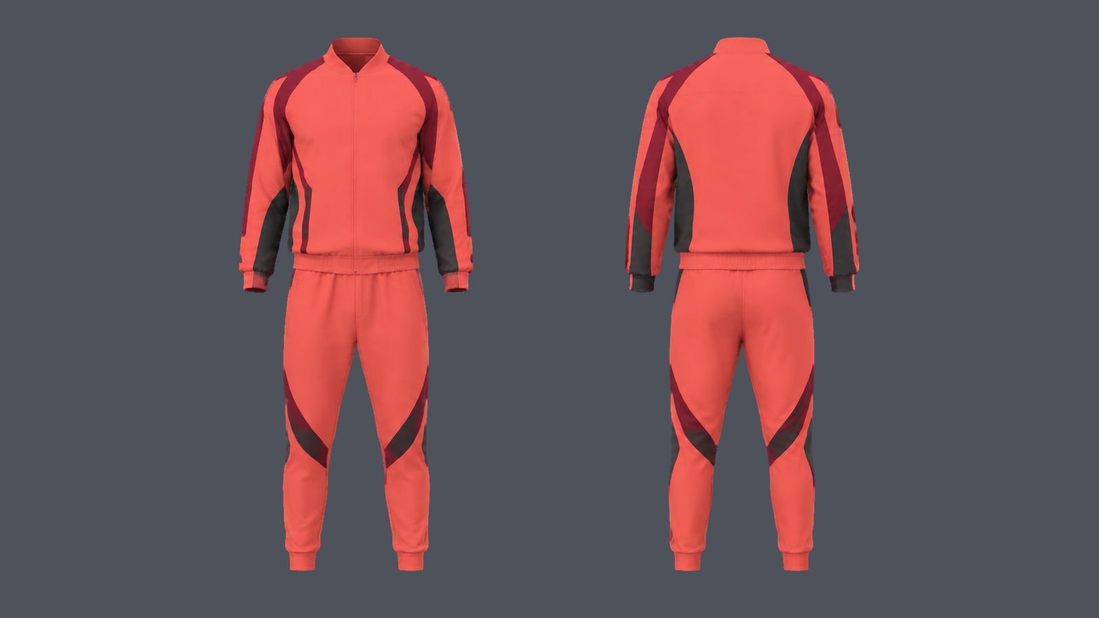 Motion Bomber Set — Coral design