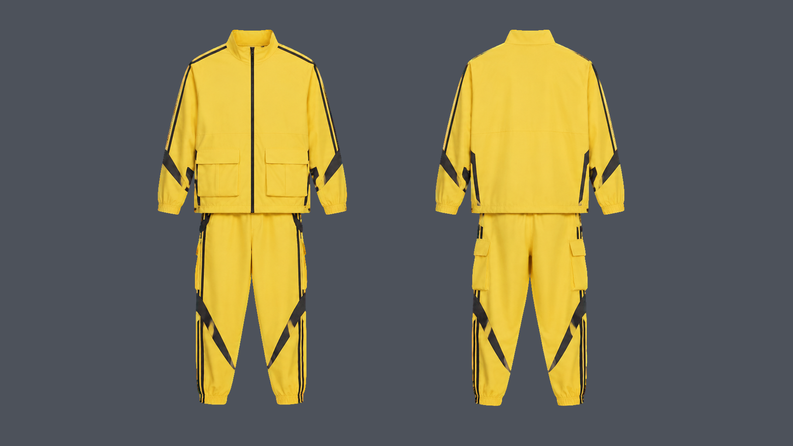 Ridge Overshirt Set — Sun yellow design