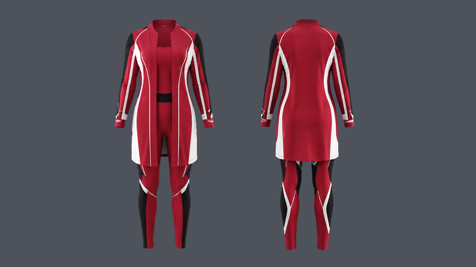 Sculpt Layer Set — Crimson design