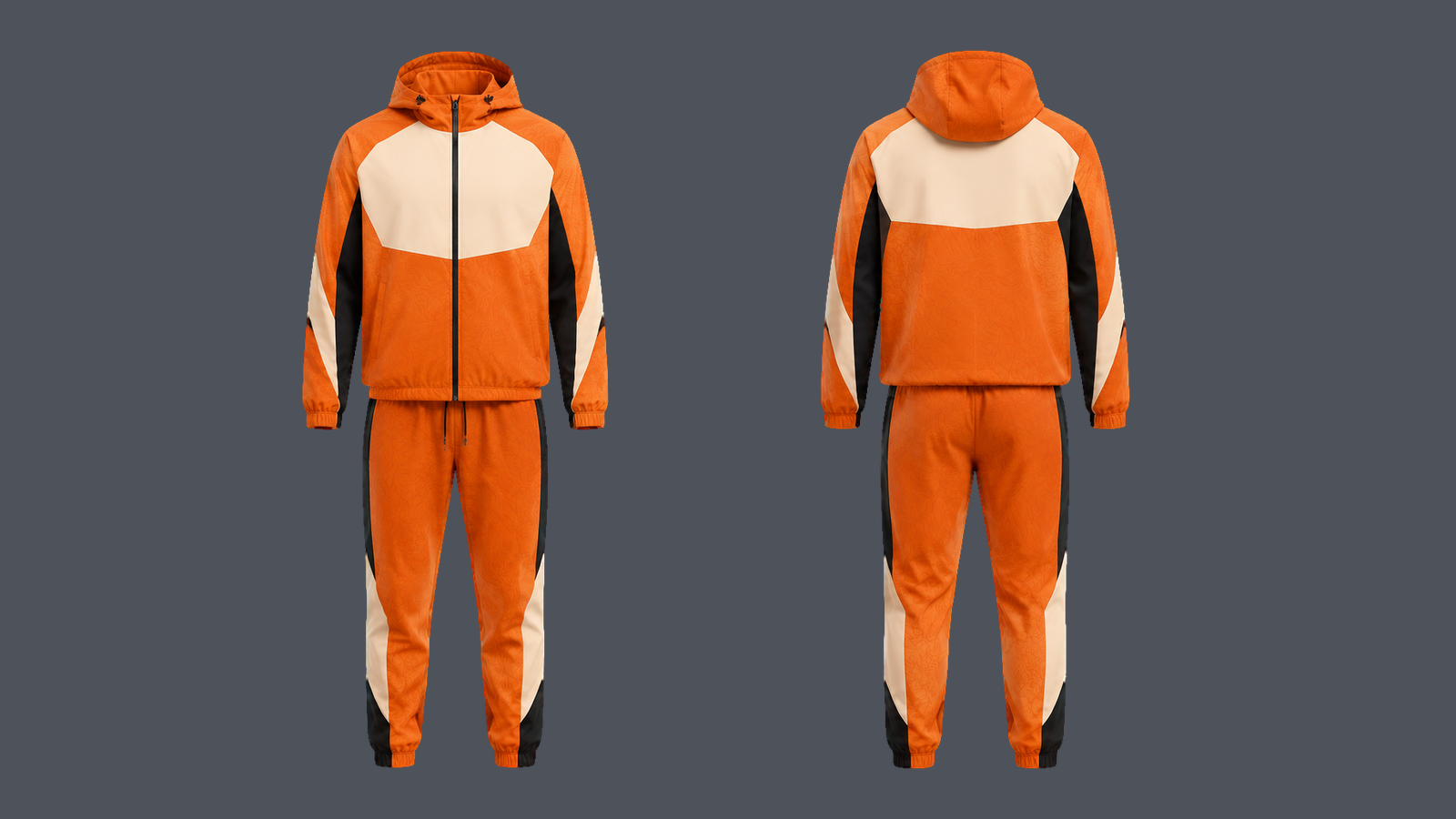 Vapor Travel Set — Warm orange design