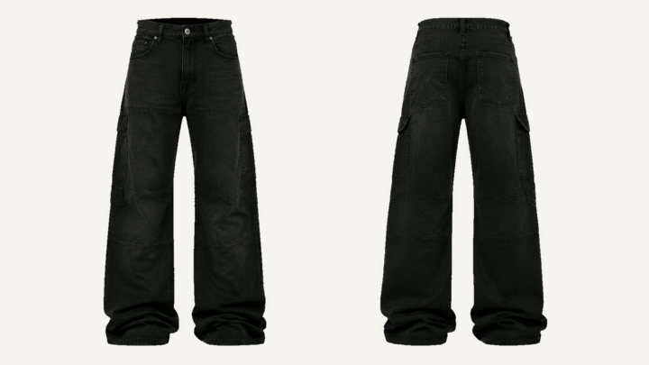 Baggy Jeans — True Black Pigment Dyed design