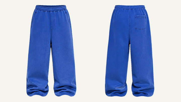 Baggy Sweatpants — Cobalt HSL Master Pigment Dyed design