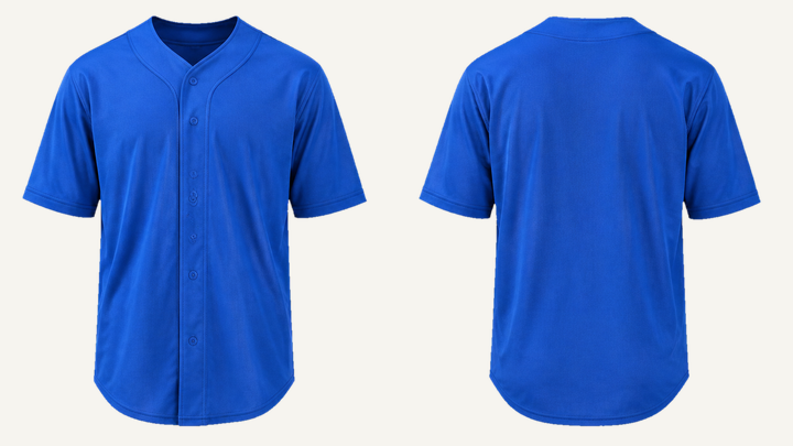 Baseball Jersey — Cobalt HSL Master Garment Dyed design