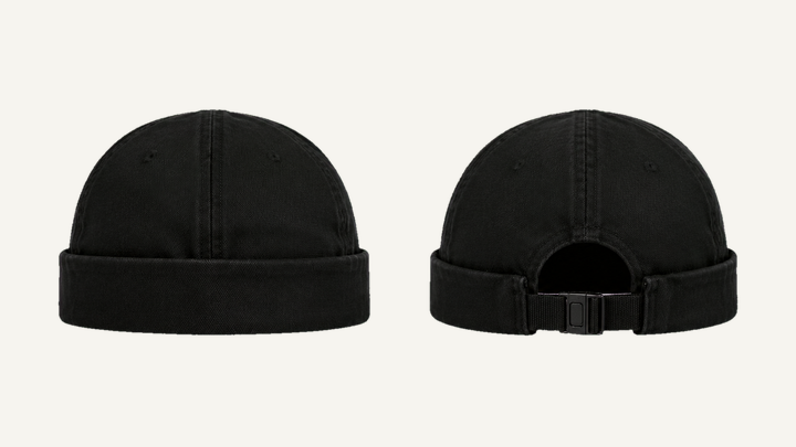 Beanie — True Black Waxed Matte Finish design