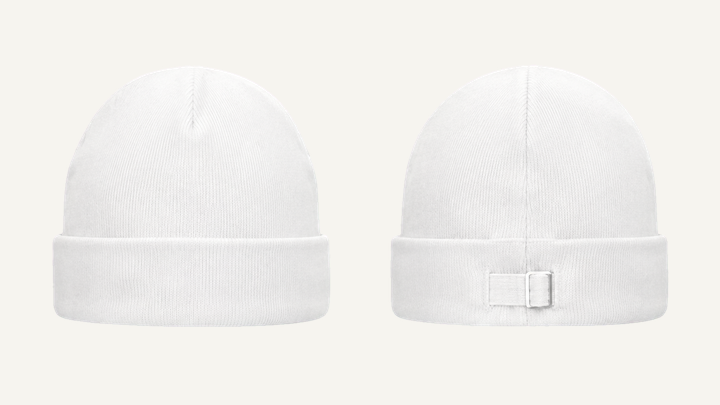 Beanie — True White Enzyme Soft Wash design