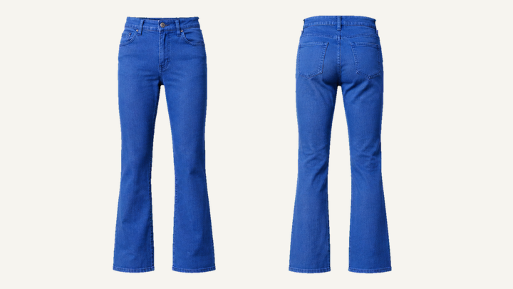 Bootcut Jeans — Cobalt HSL Master Garment Dyed design