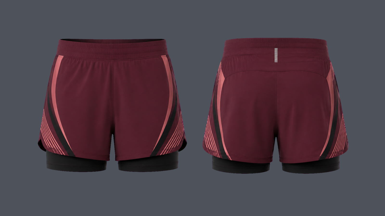 Summit Hybrid 8 — Burgundy design